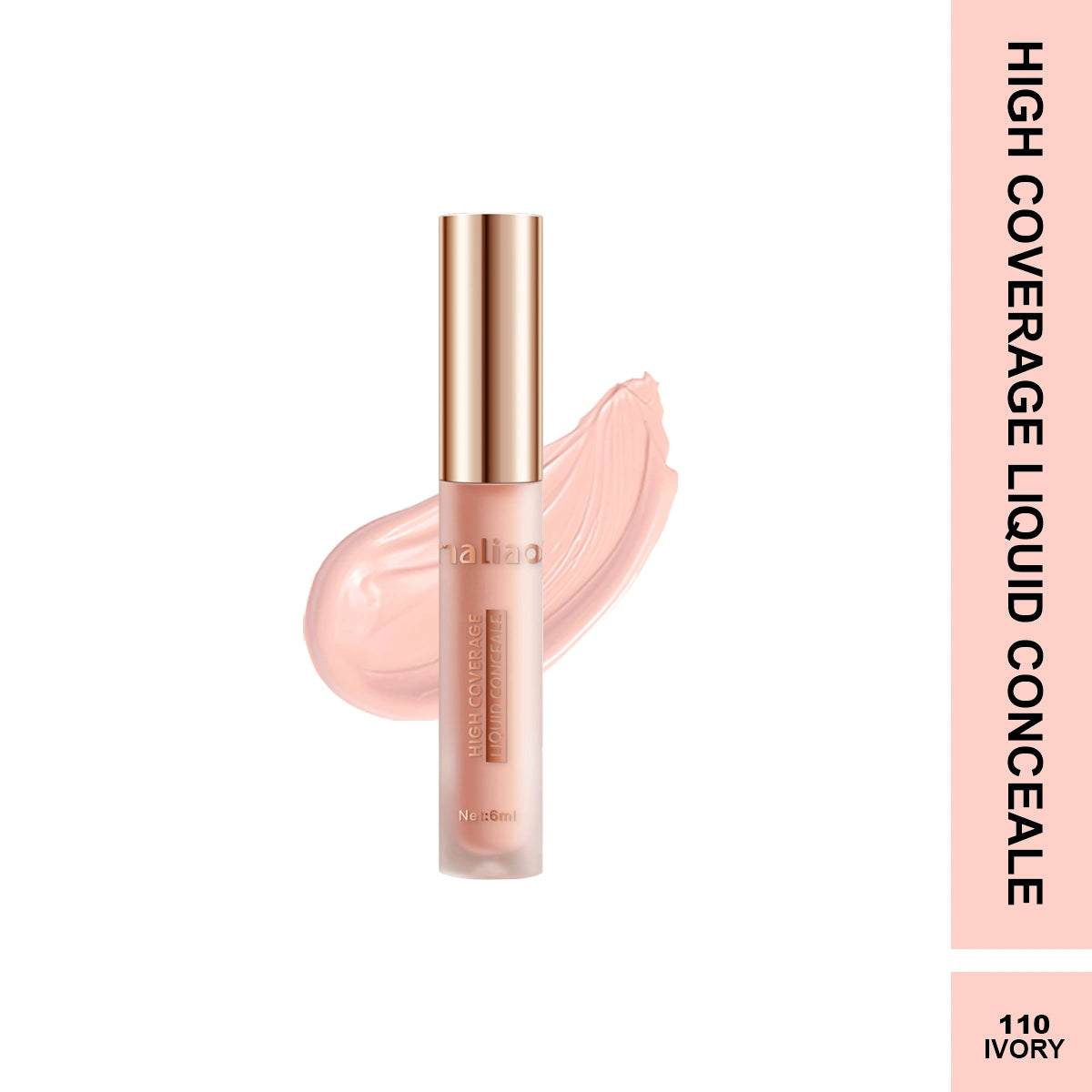 Maliao High Coverage Liquid Concealer - Flawless Camouflage for Perfect Skin